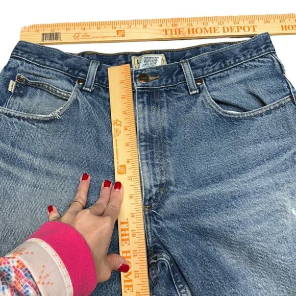 LL Bean 220626 Mens Straight Jeans Classic Fit Blue Denim 100% Cotton 34 x 29 - Picture 13 of 16